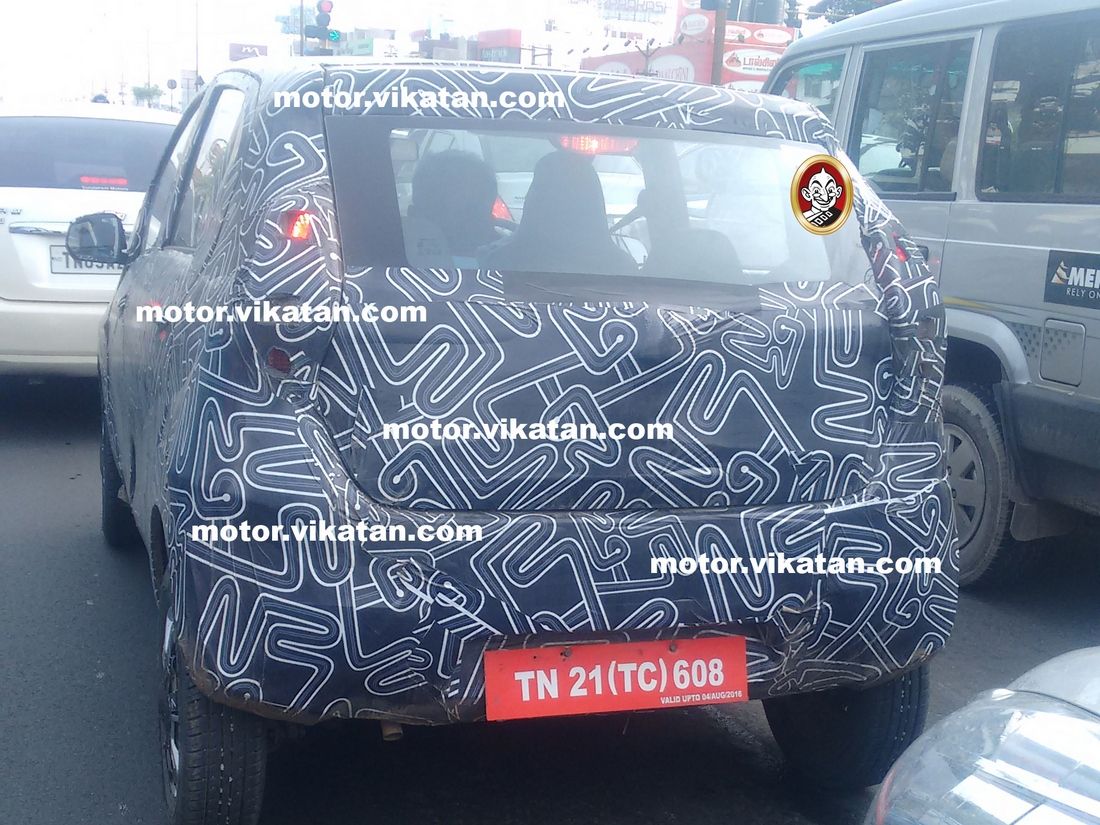 Новая модель Datsun впервые попалась фотошпионам