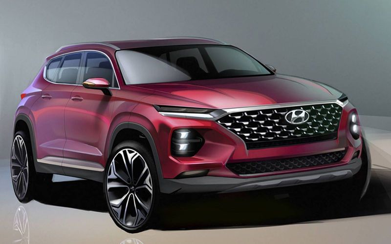 Hyundai рассекретила облик нового Santa Fe