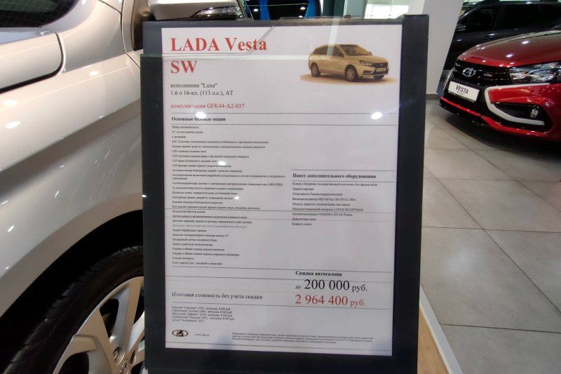Успейте!  LADA VESTA NG за 3 миллиона рублей!