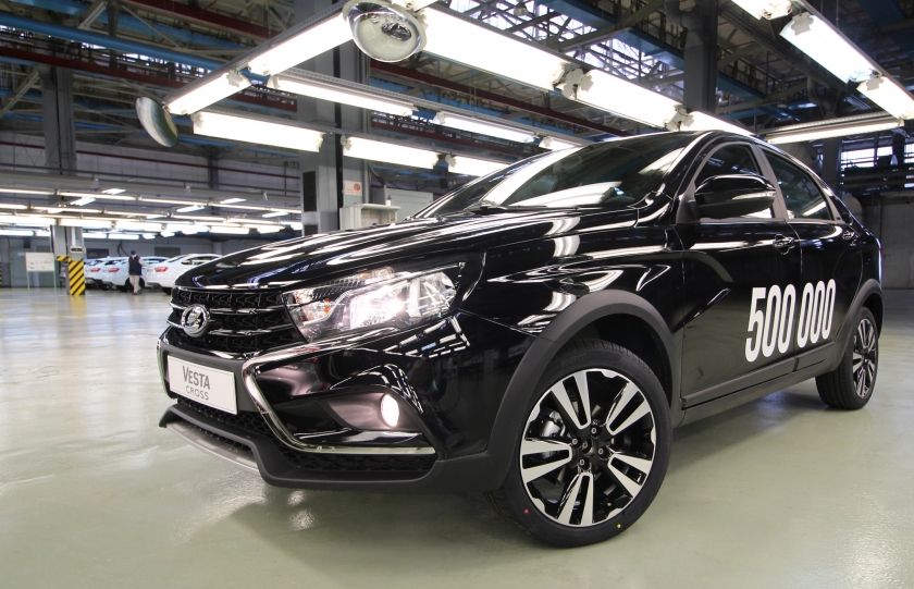 С конвейера сошла 500-тысячная LADA Vesta