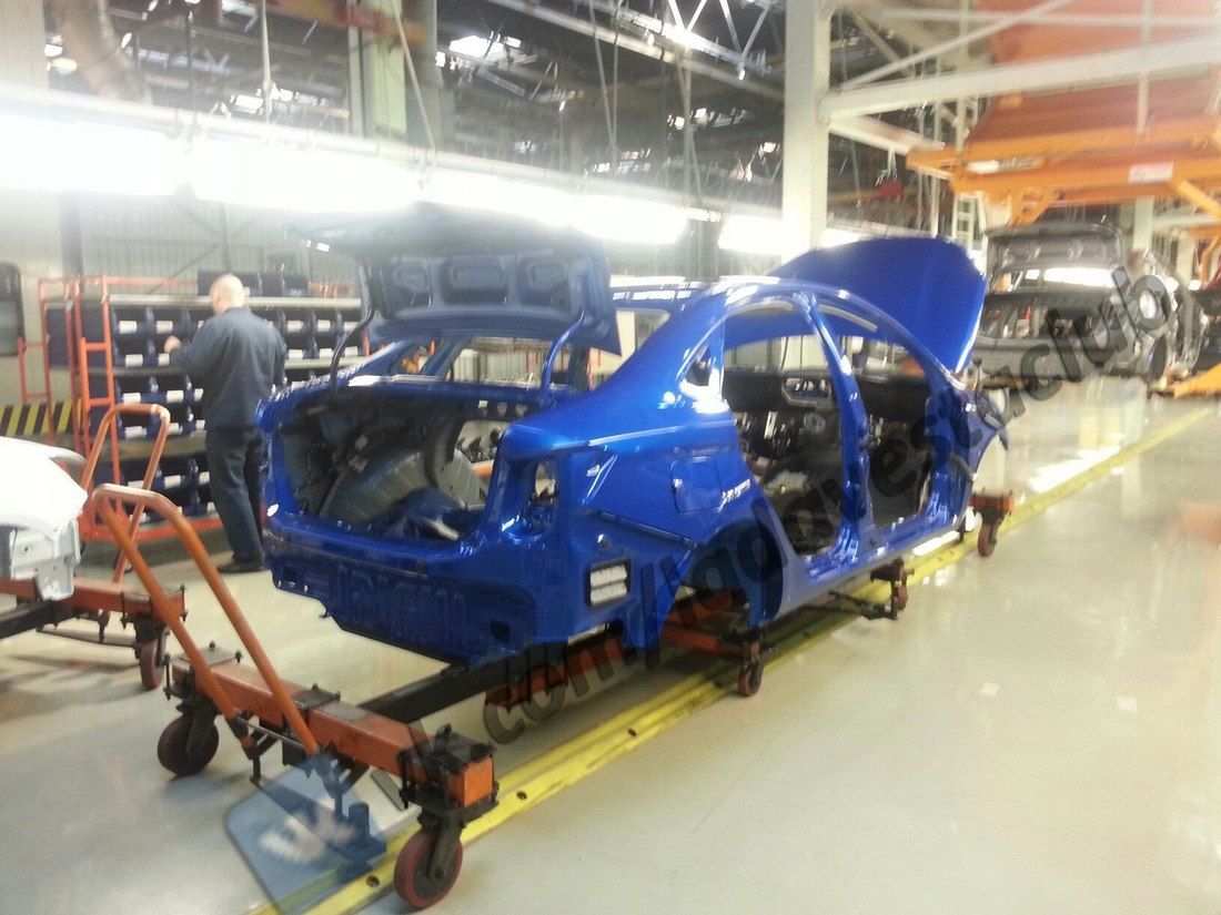 Появилось новое фото пилотного седана LADA Vesta 