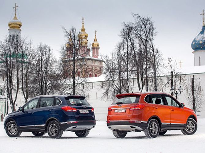Chery привезет в Россию два больших кроссовера