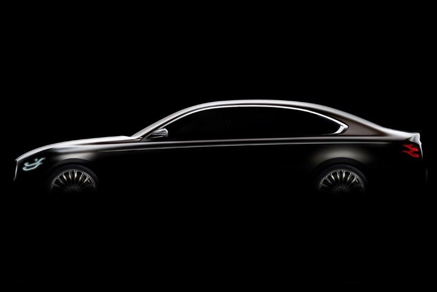Новый представительский седан Kia Quoris представят в конце марта