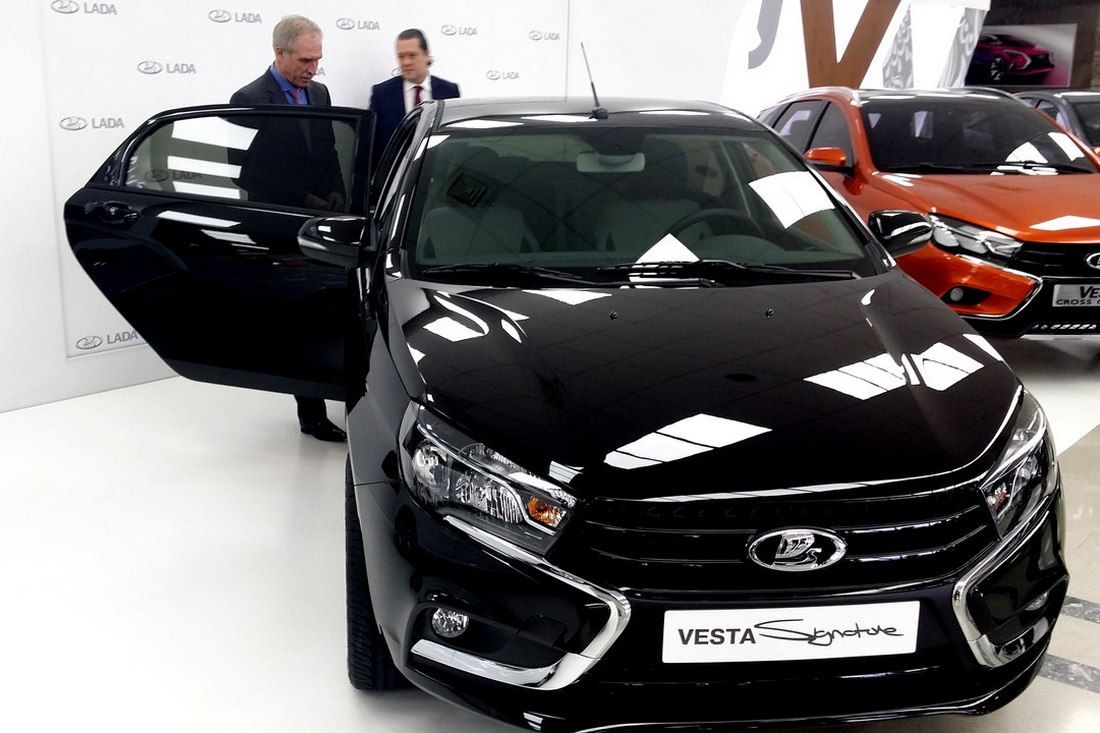 LADA Vesta Signature снова показалась на фото