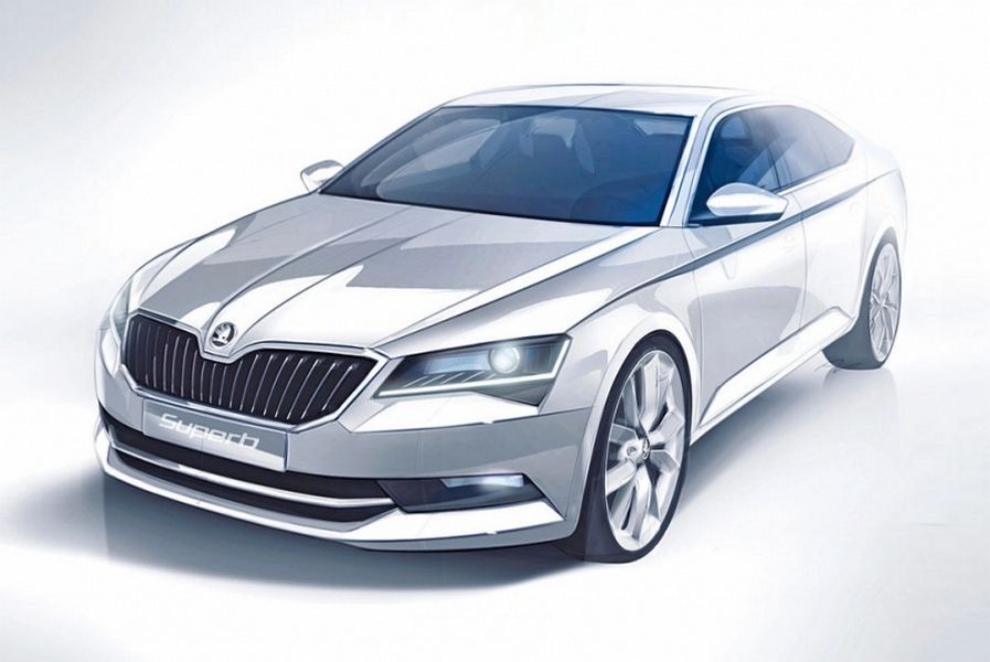 Дизайн флагманской SKODA почти рассекречен