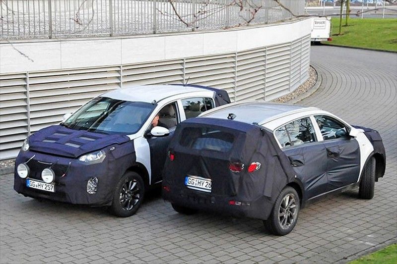 KIA Sportage следующего поколения выбрался на тесты