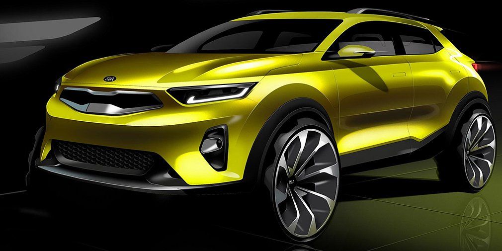 Kia рассекретила дизайн кроссовера Stonic