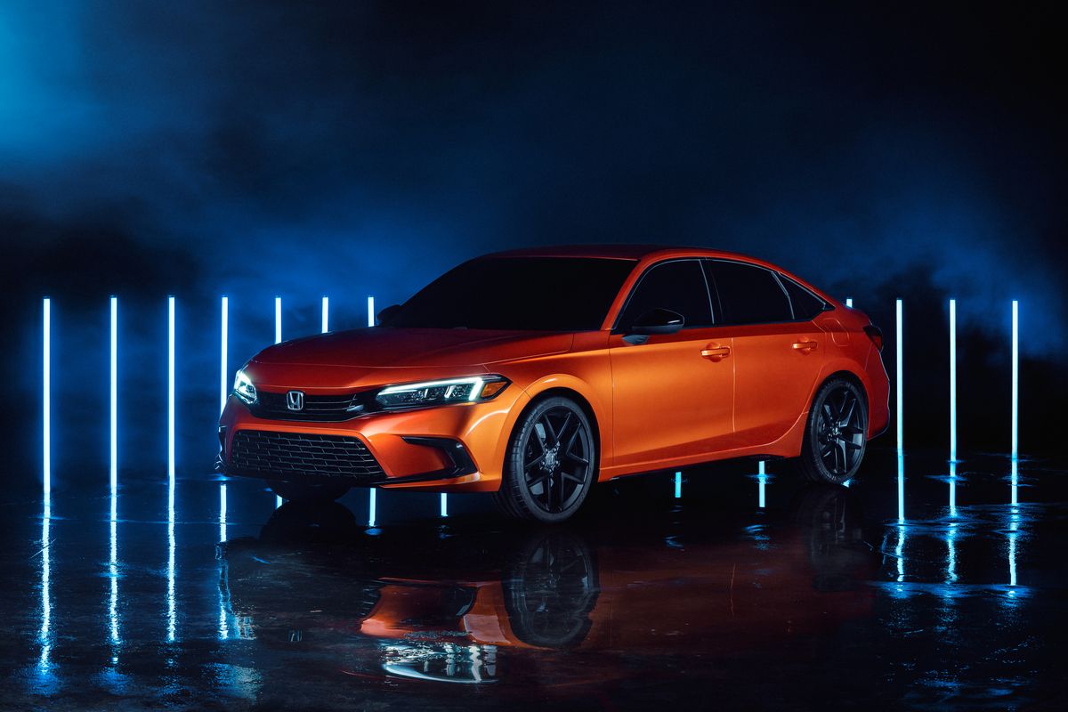 Honda представила прототип Civic 2022 модельного года