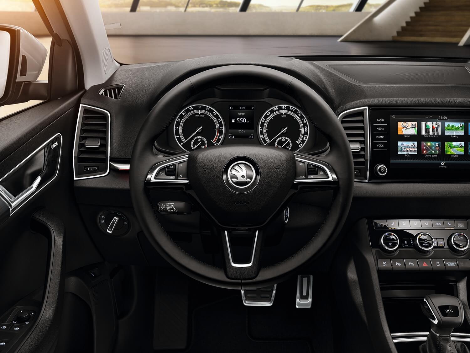 Итерьер Skoda Karoq