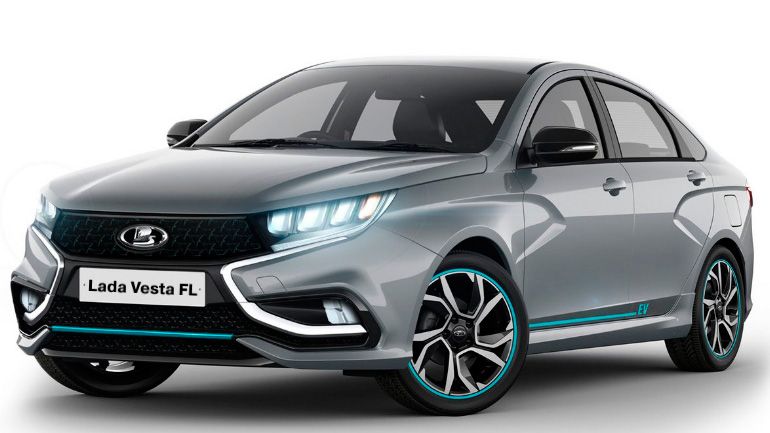 Lada Vesta FL получит светодиодные фары