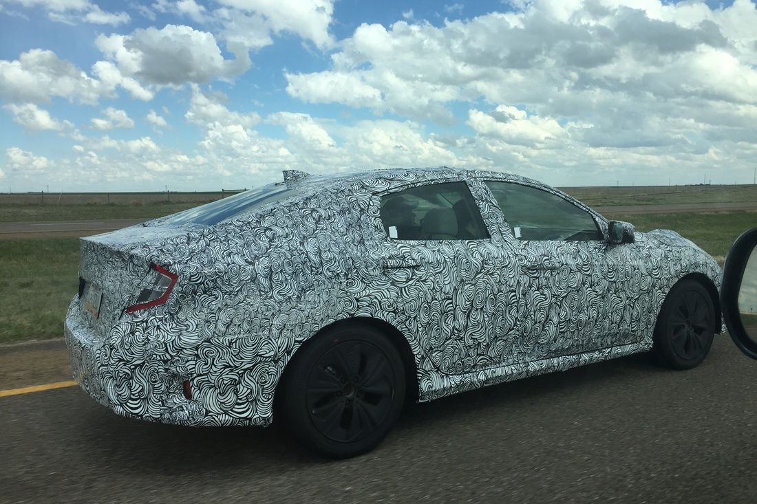 Honda тестирует новый Civic