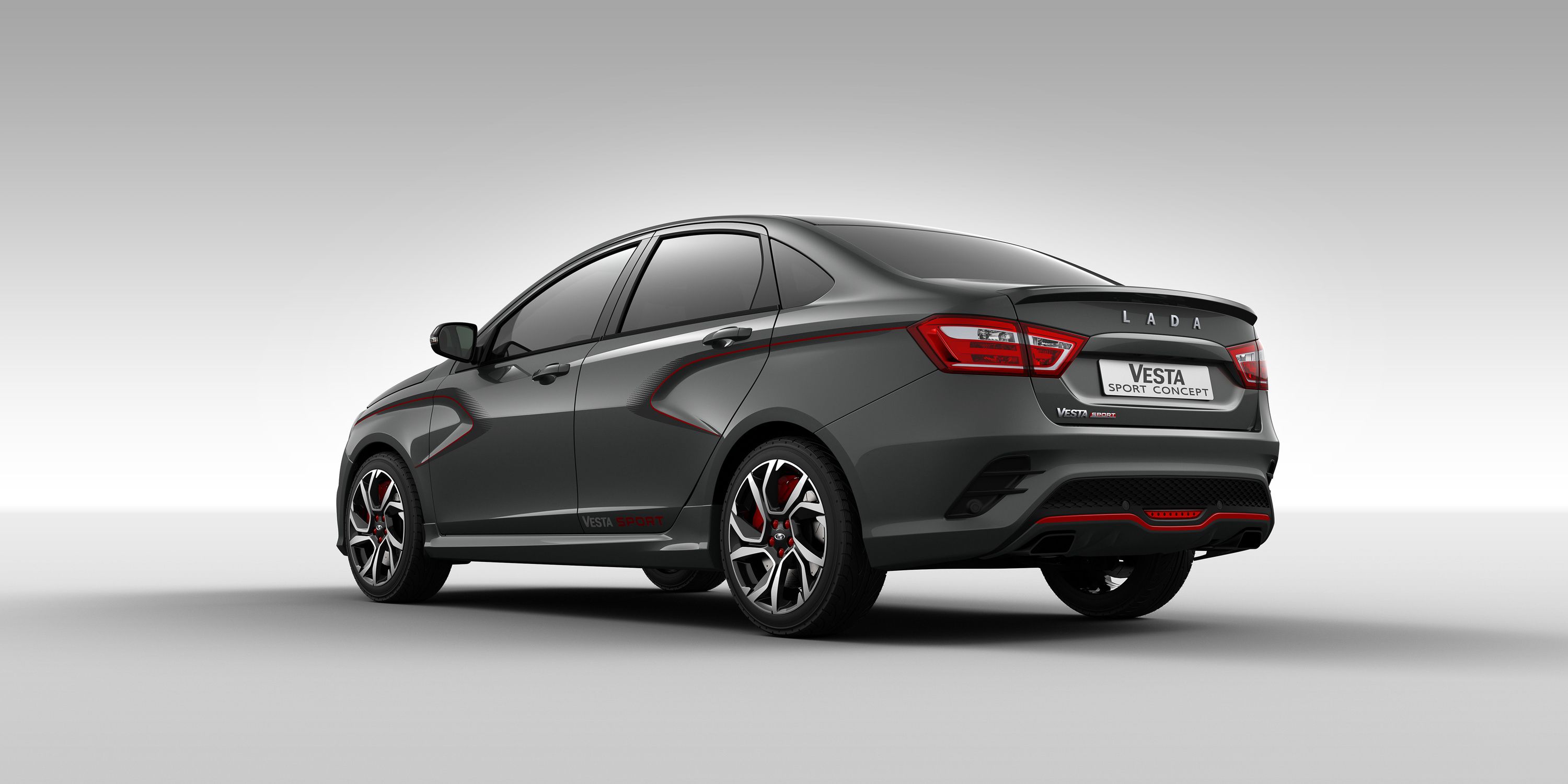 У Lada Vesta Sport будет «чёрный-чёрный» салон