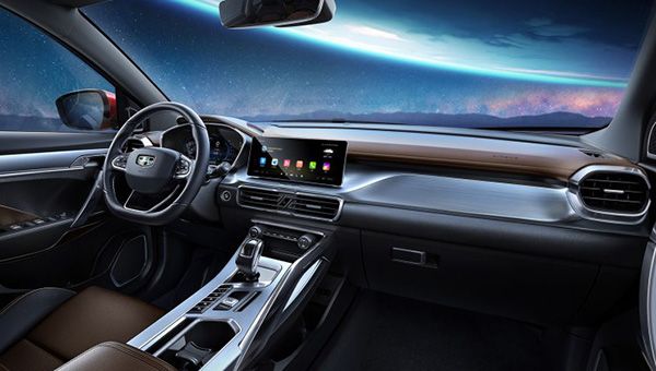 Интерьер нового кроссовера Geely SX11 - от специалистов Volvo