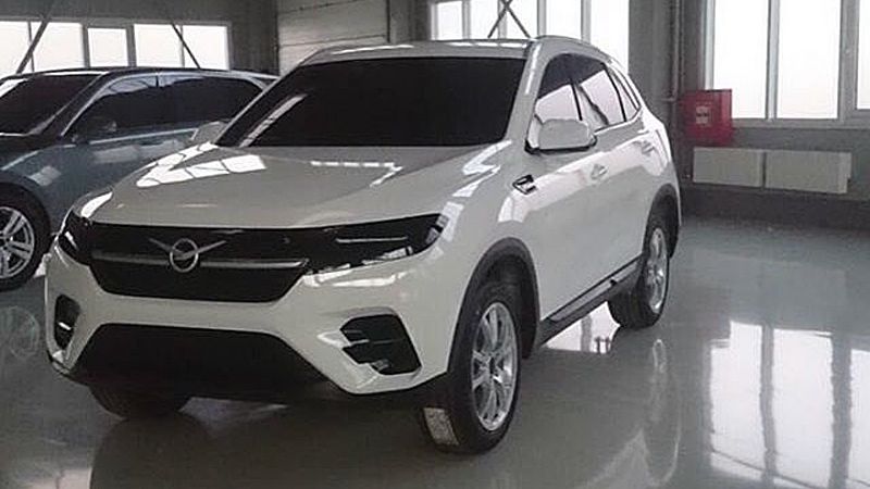 Кроссовер УАЗ попал под фотообъектив 