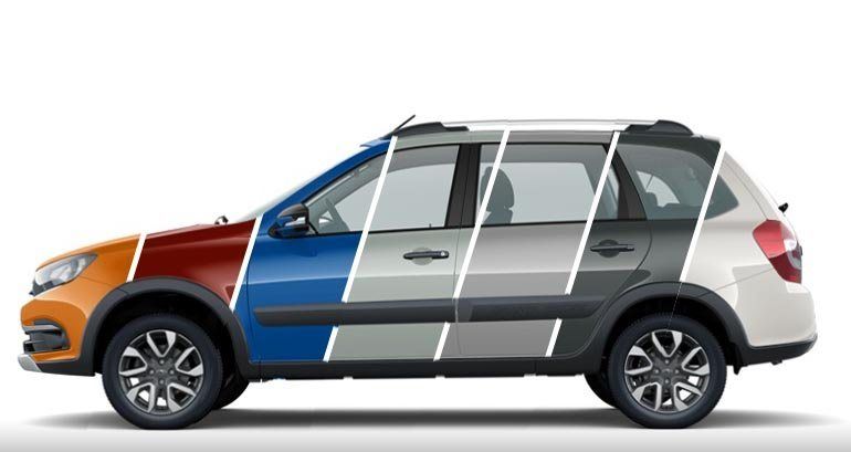 Девять цветов новой LADA Granta Cross
