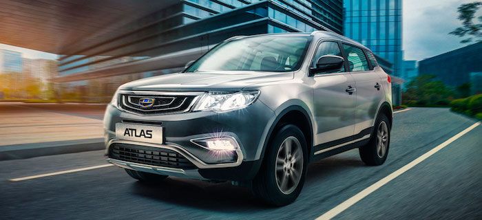 Вырос в цене кроссовер Geely Atlas