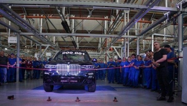 В Калининграде начали выпуск BMW X7 