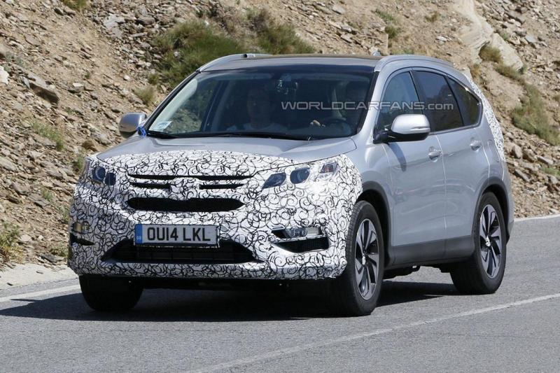 Обновленный Honda CR-V растерял свой камуфляж