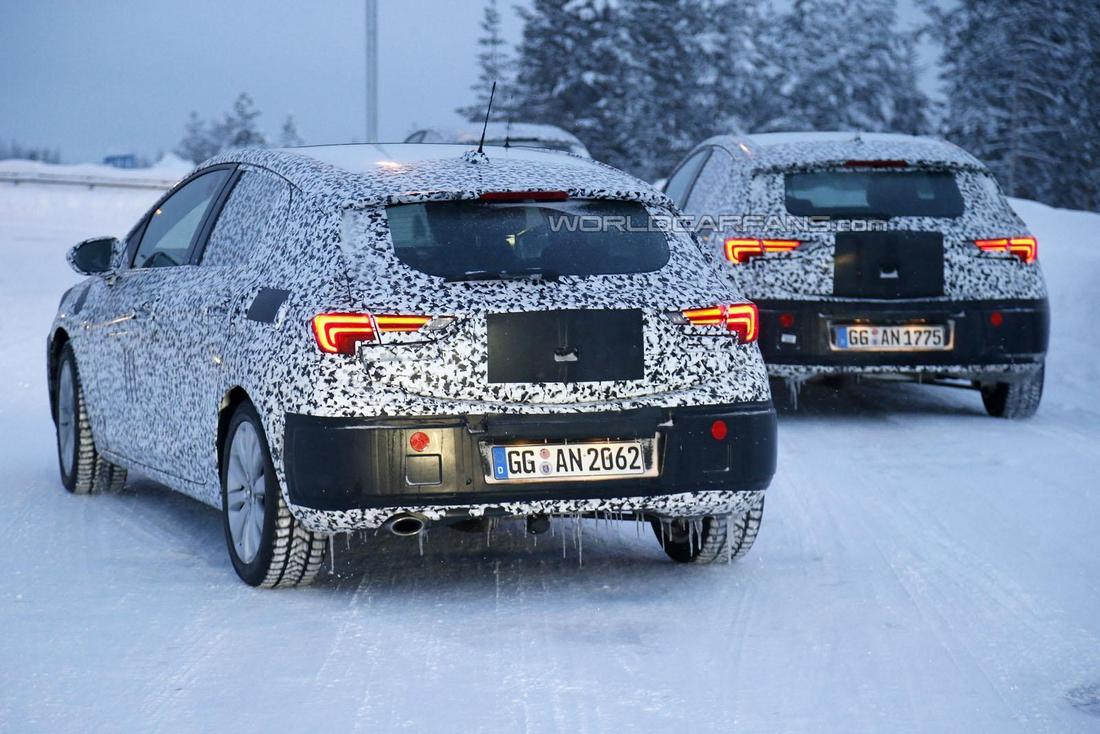 Фотошпионы поймали Opel Astra нового поколения
