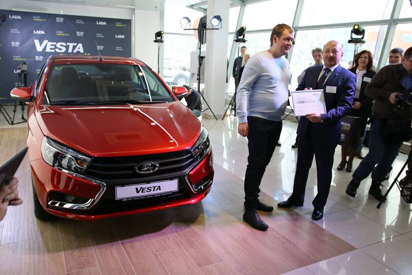 LADA Vesta приехала в Беларусь  