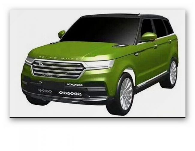  Компания Zotye выпустит бюджетную копию Range Rover Sport