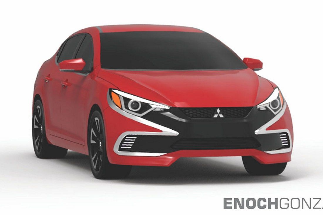 Mitsubishi Lancer нового поколения мог бы выглядеть так