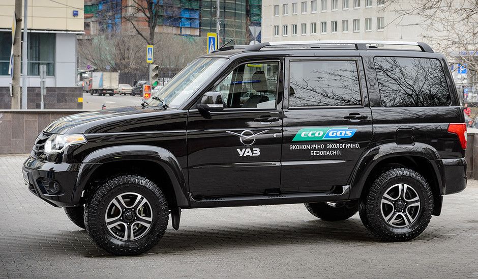 УАЗ продолжает тестировать Патриот CNG