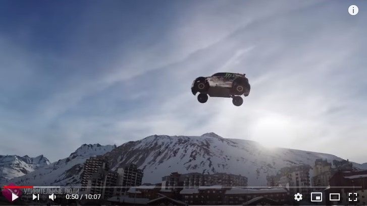 Видео самых крутых прыжков на автомобилях