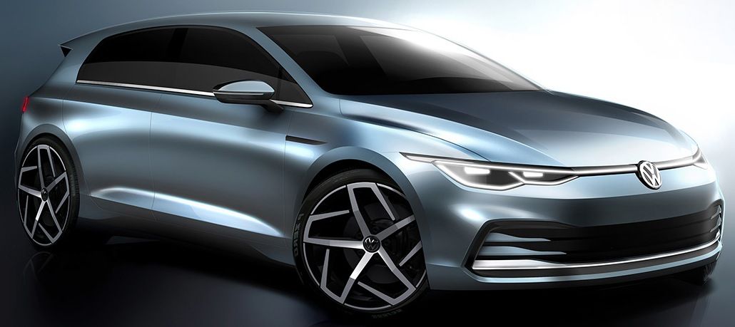 Восьмое поколение Volkswagen Golf модернизируют и облегчат