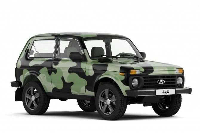 «Милитари» в моде: камуфляжная окраска LADA 4х4 стала доступна как опция