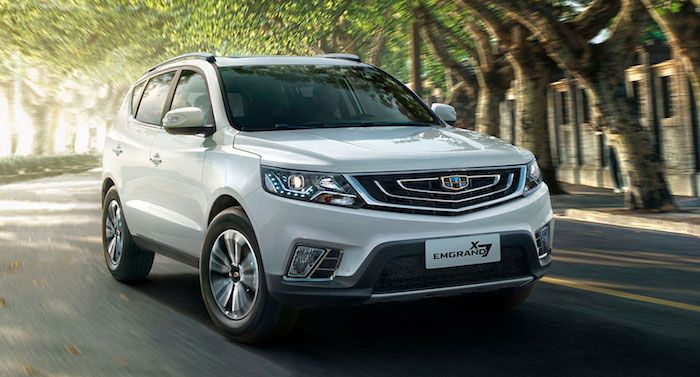 Geely повышает цены 