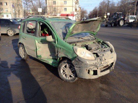 Массовое ДТП: шесть машин в одной аварии