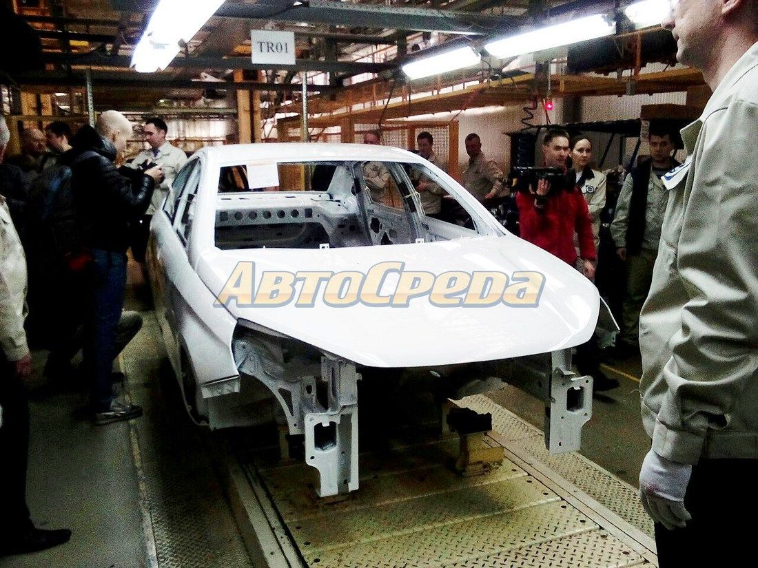 LADA Vesta уже на конвейере