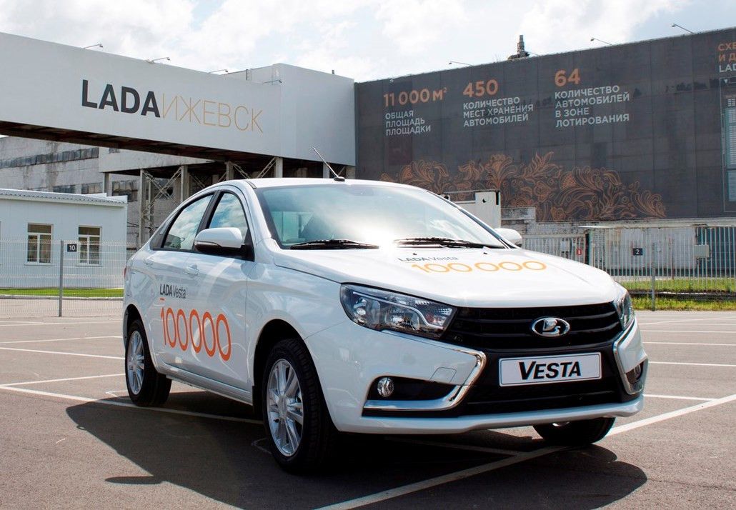 Стотысячная LADA Vesta произведена в Ижевске