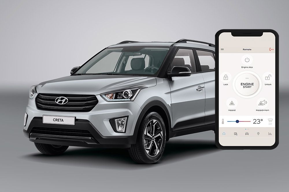 Всеми Hyundai Creta можно будет управлять через смартфон 