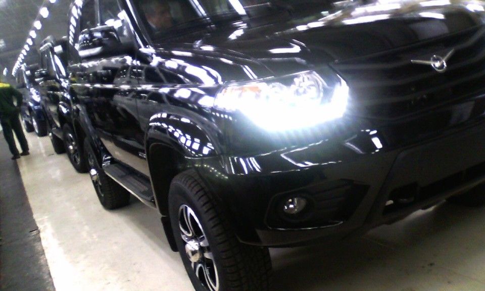 Рестайлинговый UAZ Patriot снова засветился на фото
