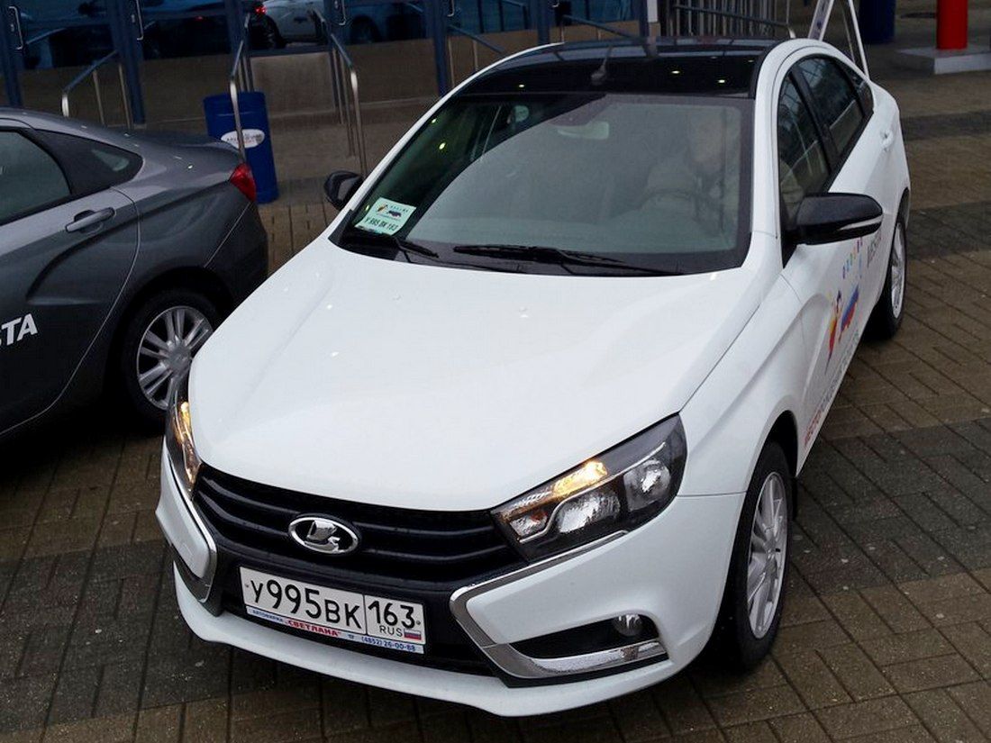 LADA Vesta тоже сделали двухцветной