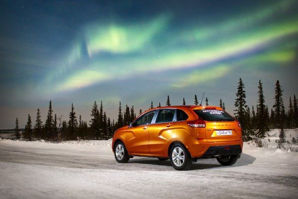 "Дикари" протестировали LADA XRAY в Арктике