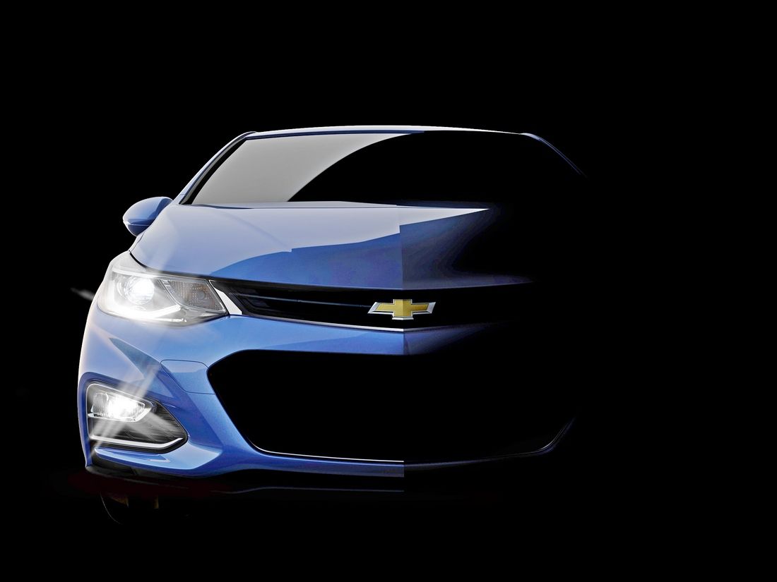 Появилось первое официальное фото Chevrolet Cruze-2016