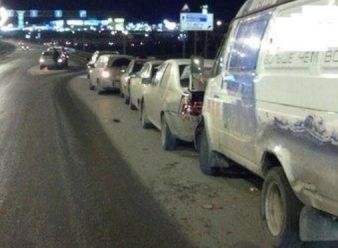 Водитель «ГАЗели» «собрал» пять автомобилей 