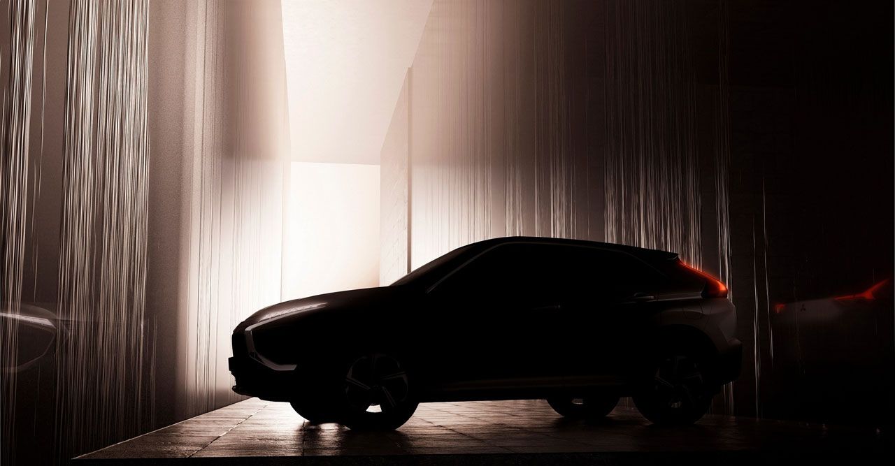 Первое изображение обновлённого гибрида Mitsubishi Eclipse Cross 