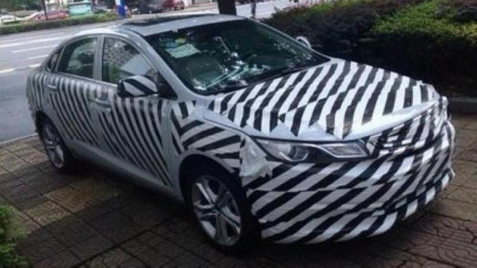 Преемника Geely Emgrand EC7 поймали во время тестов
