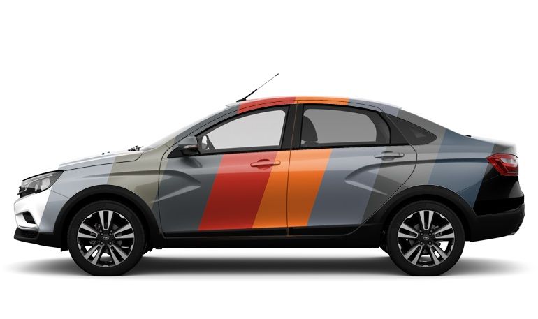 В каких цветах пойдет в продажу седан Lada Vesta Cross?