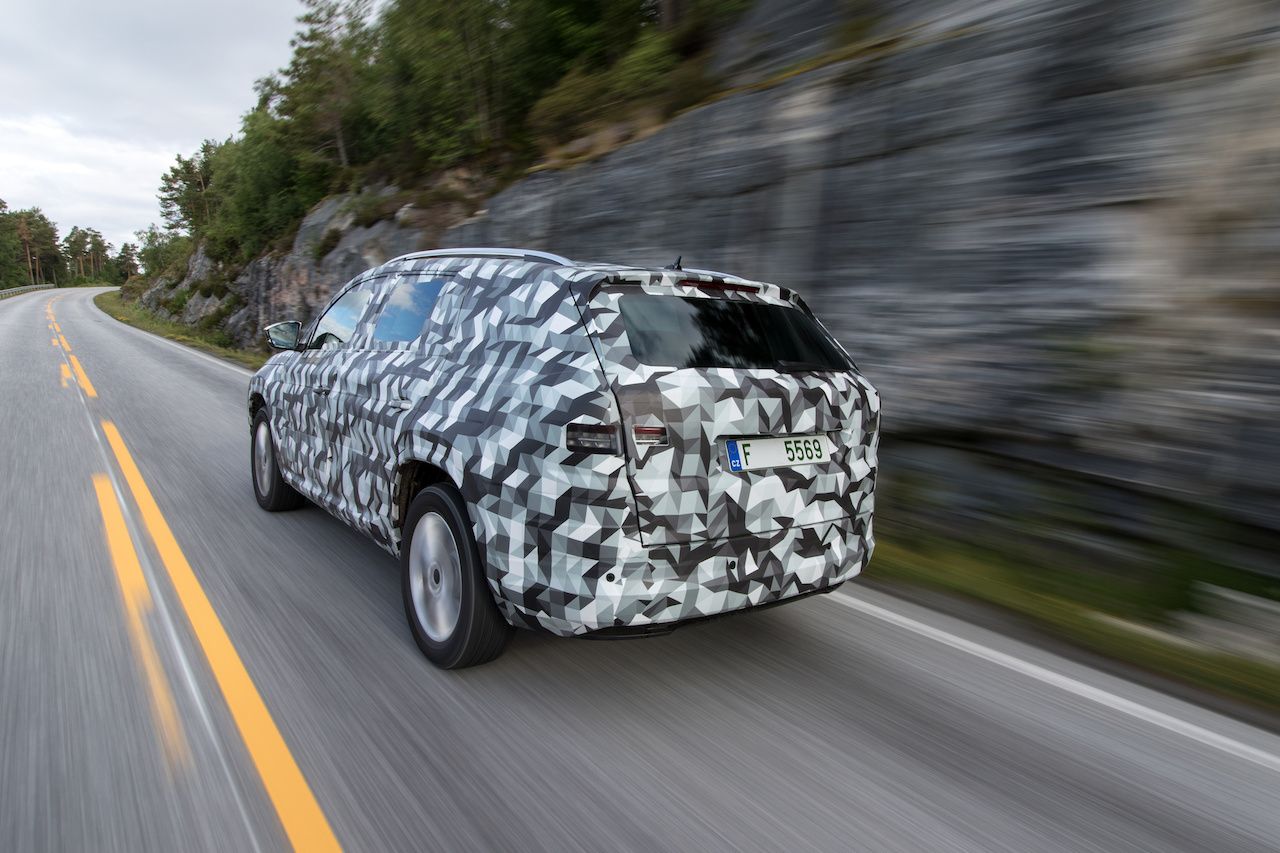 Skoda Kodiaq: первое фото салона