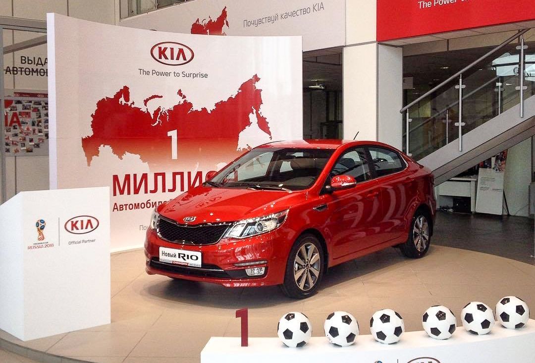 KIA продала в России миллионный автомобиль