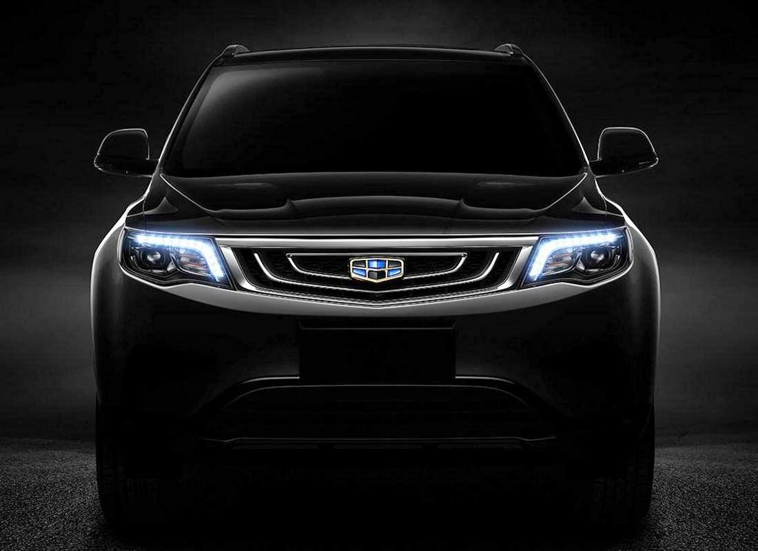Появились официальные изображения нового кроссовера Geely