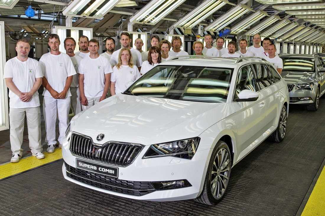 SKODA приступила к выпуску нового универсала