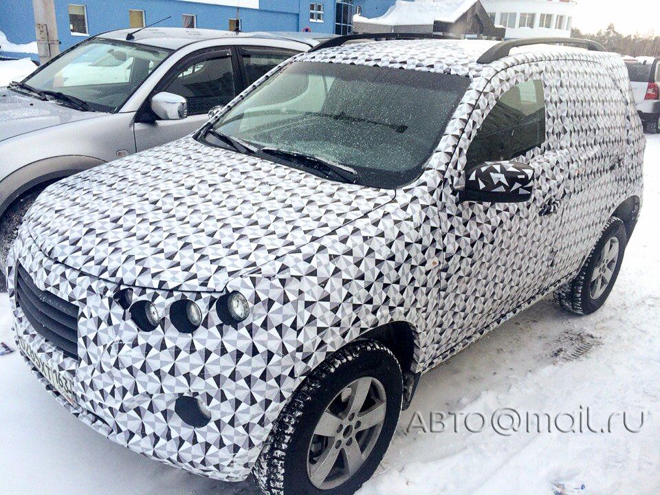 Появились первые фото с тестов Chevrolet NIVA нового поколения
