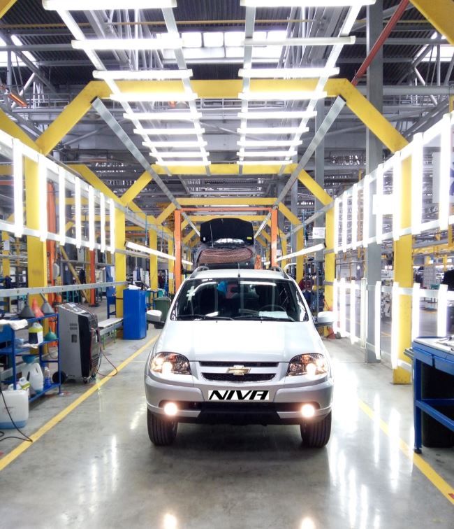 Сегодня началось серийное производство Chevrolet NIVA в Казахстане