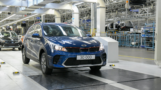 С конвейера «Автомобильного завода АГР» сошел 30000 ный  Solaris